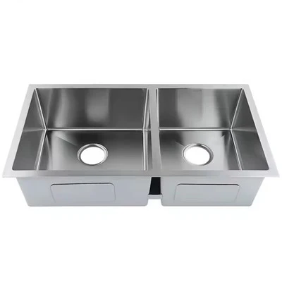 Évier de cuisine sous plan à double cuve